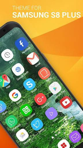 Theme for Samsung S8 Plus, Launcher for Galaxy s8 screenshot 1