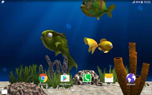 Aquarium Fish 3D Wallpaper screenshot 7