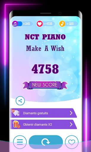 NCT 127 Dream Piano Tiles Game screenshot 5