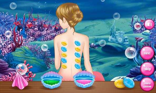 Mermaid spa games for girls screenshot 4