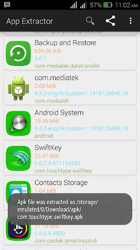 Apk Extractor - Save Any App to Storage (sdcard) 2 تصوير الشاشة