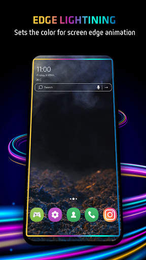 Edge Lighting – Round Color, Border Light App screenshot 2