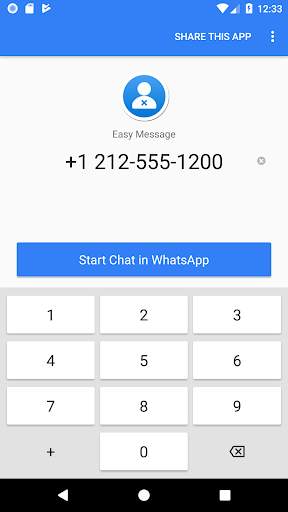Easy Message: text w/o contact screenshot 3