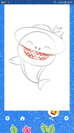 How to draw Baby Shark screenshot 7