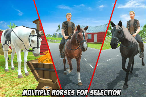 Offroad Horse Taxi Driver Sim screenshot 2