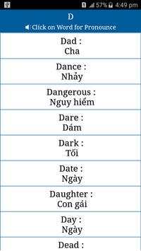 Common Words ENG to Vitenamese screenshot 5