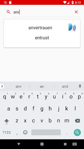 German Verbs conjugation offline (English version) screenshot 2