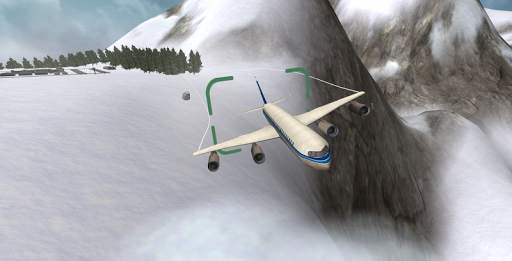 Flight Simulator Snow Plane 3D screenshot 3