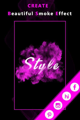 Smokey Name Art Effect : Smoke Photo Editor скриншот 5
