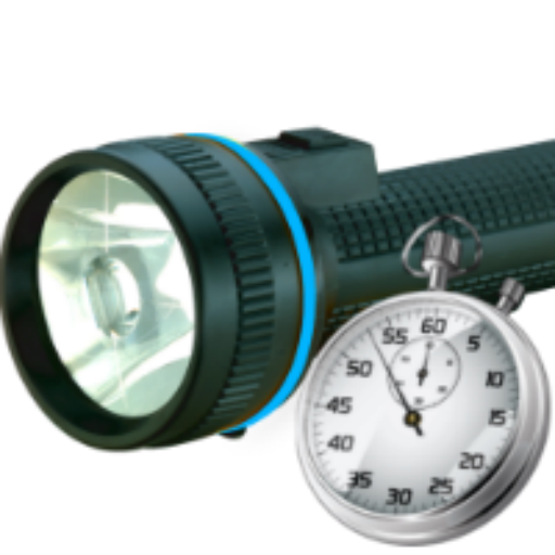 Timer Torch Flash / dancing colourful Screen Light icon