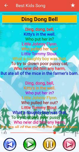 Kids Songs - Best Nursery Rhymes Offline screenshot 20