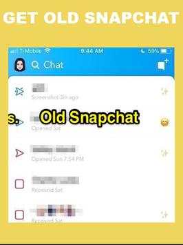 Guide for Snapchat older version screenshot 2