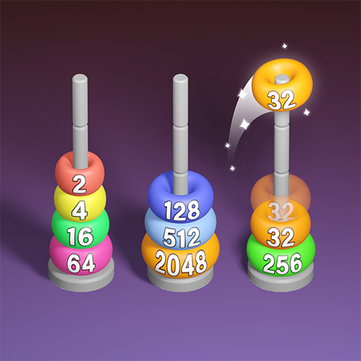 2048 Hoop Stack Merge icon