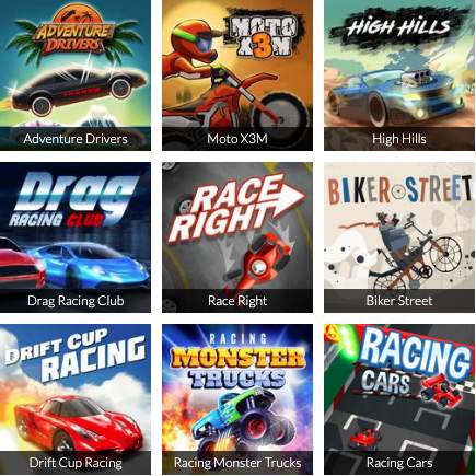 Collection Games Racing for Boys - Gamebox Racing screenshot 1