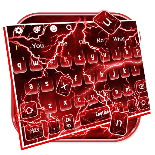 Red Lightning Keyboard Theme icon