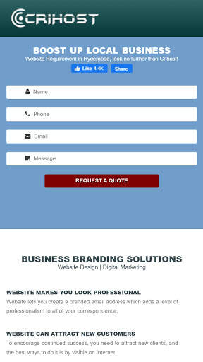 Website screenshot 1