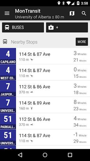 Edmonton ETS Bus - MonTransit screenshot 1