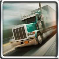 3D 18 wheels truck driver logo