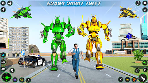 Stealth Robot Car Games 3d screenshot 5