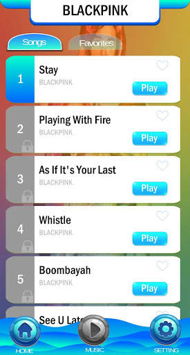 BLACKPINK Chibi Piano Tiles screenshot 2
