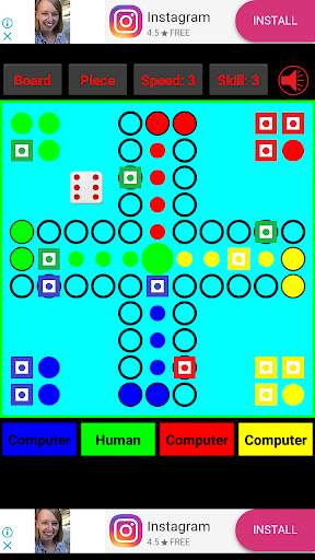 Free Ludo: 4-Player (Don't get Angry, man!) screenshot 4
