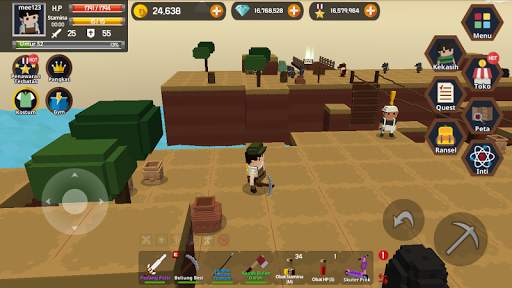 Pocket World VIP: Pulau Eksplorasi screenshot 1