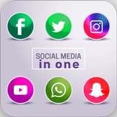 social networks & social media (one app) logo