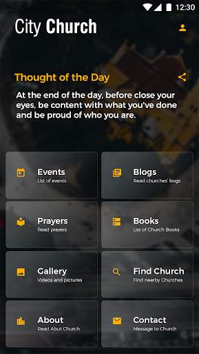 City Church- Template 2 تصوير الشاشة