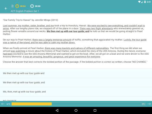 ACT: Practice,Prep,Flashcards screenshot 7