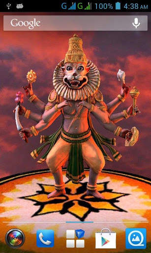 3D Narasimha Live Wallpaper screenshot 2