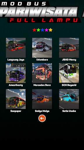 Mod Bus Pariwisata Full Lampu screenshot 5