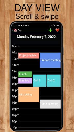 Calendar 2023, agenda screenshot 1