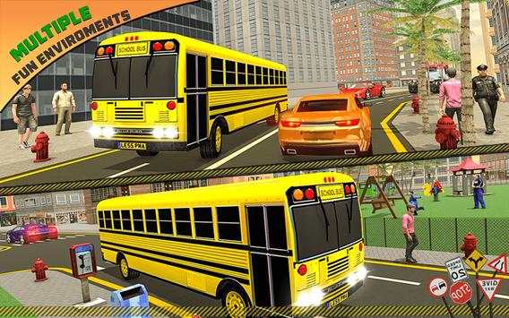 High School Bus Driving SIM Summer Camp Mania 2018 screenshot 8