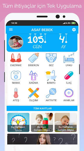 Gün Gün Bebek Bakımı, Gelişimi screenshot 1