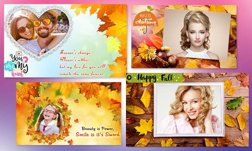 Autumn photo frames screenshot 1