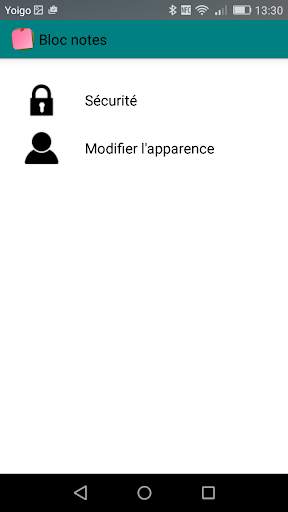 Bloc notes screenshot 5