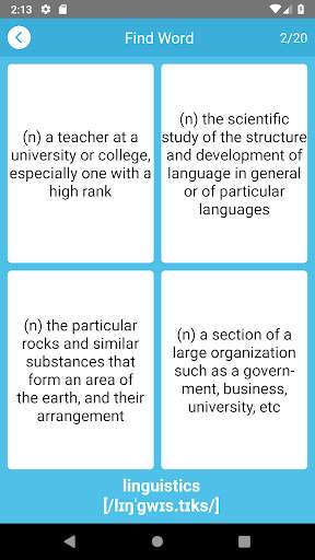 IELTS Vocabulary Play & Learn screenshot 4