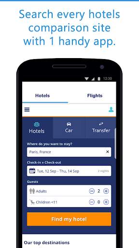 Flights & Hotels for Hipmunk screenshot 1