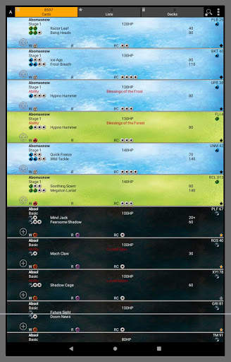 Database for Poke Cards screenshot 10