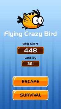 Flying Crazy Bird screenshot 1
