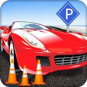 turbo car parking real 3D free logo