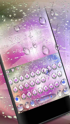 Color Water Drops Keyboard screenshot 1