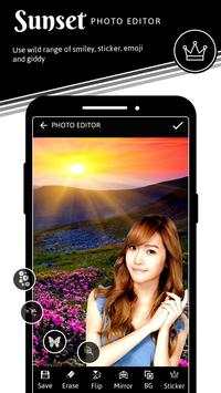 Sunset Photo Editor App 3 تصوير الشاشة