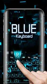 Tastiera al neon blu screenshot 2