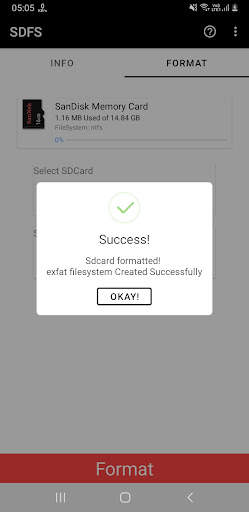 [root] SDFS - Format SDCard screenshot 8