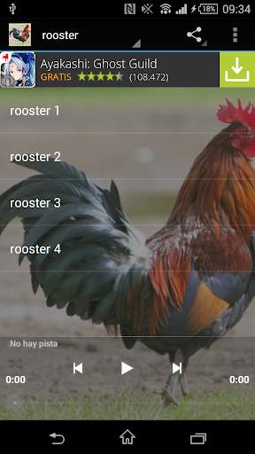 Rooster sounds free screenshot 1