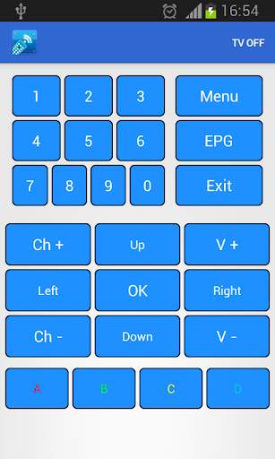 WiFi TV remote screenshot 1