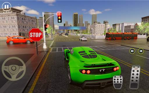 City Car Driver Academy Sim 3D screenshot 3