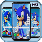 Sonic's dash wallpaper HD  icon