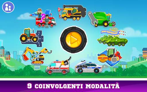 Imparare i veicoli per bambini screenshot 8